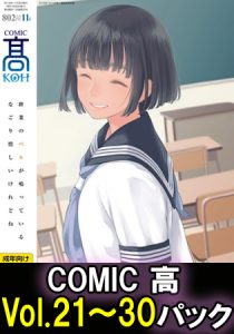 COMIC 高 Vol.21～30 パック [出版:茜新社]  (BJ215640)