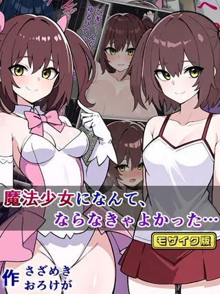 魔法少女になんて、ならなきゃよかった… モザイク版の表紙 魔法少女になんて、ならなきゃよかった… モザイク版の表紙