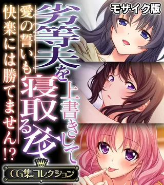 劣等夫を上書きして寝取る夜 ~愛の誓いも快楽には勝てません!?~【CG集コレクション】 モザイク版の表紙 劣等夫を上書きして寝取る夜 ~愛の誓いも快楽には勝てません!?~【CG集コレクション】 モザイク版の表紙