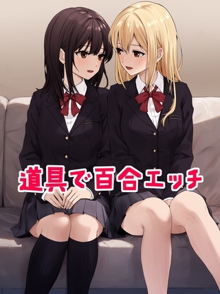 道具で百合エッチの表紙