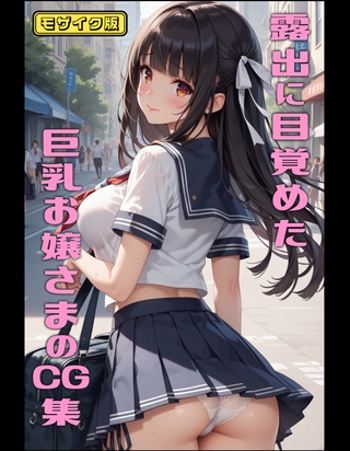 露出に目覚めた巨乳お嬢さまのCG集 モザイク版の表紙