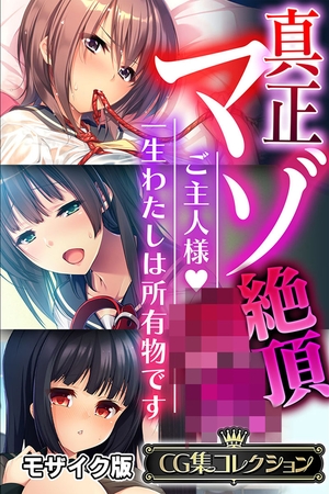 真正マゾ絶頂●● ~ご主人様 一生わたしは所有物です~【CG集コレクション】 モザイク版の表紙 真正マゾ絶頂●● ~ご主人様 一生わたしは所有物です~【CG集コレクション】 モザイク版の表紙