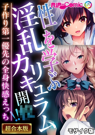 性を学ぶ淫乱カリキュラム開●!! ~子作り第一優先の全身快感えっち~【超合本シリーズ】 モザイク版の表紙 性を学ぶ淫乱カリキュラム開●!! ~子作り第一優先の全身快感えっち~【超合本シリーズ】 モザイク版の表紙