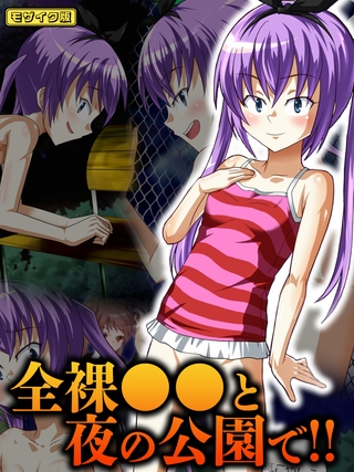 全裸●●と夜の公園で!! モザイク版の表紙 全裸●●と夜の公園で!! モザイク版の表紙