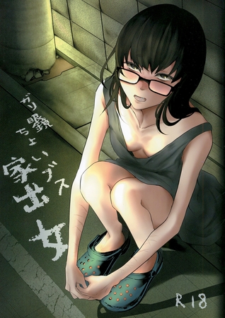 ガリ眼鏡ちょいブス家出女の表紙